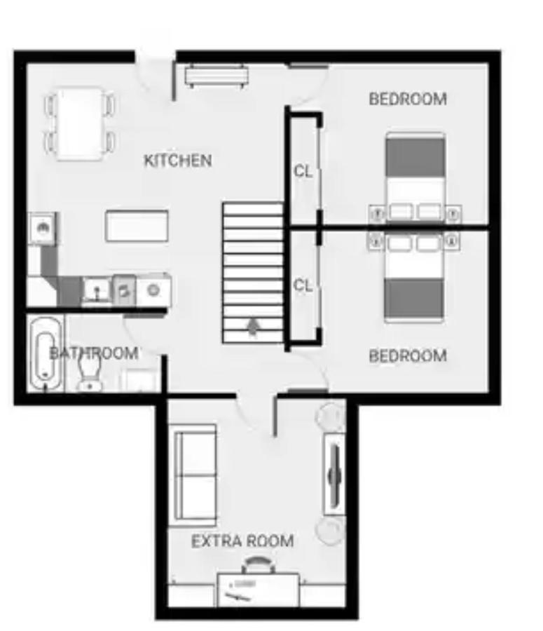 Tacoma 2 Bedrooms 1 Baths Sleep 5 With Compact Kitchen Eksteriør bilde